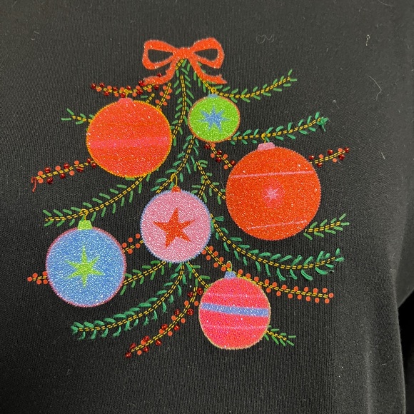 EUC cotton holiday long sleeve t-shirt sz large - Picture 2 of 4